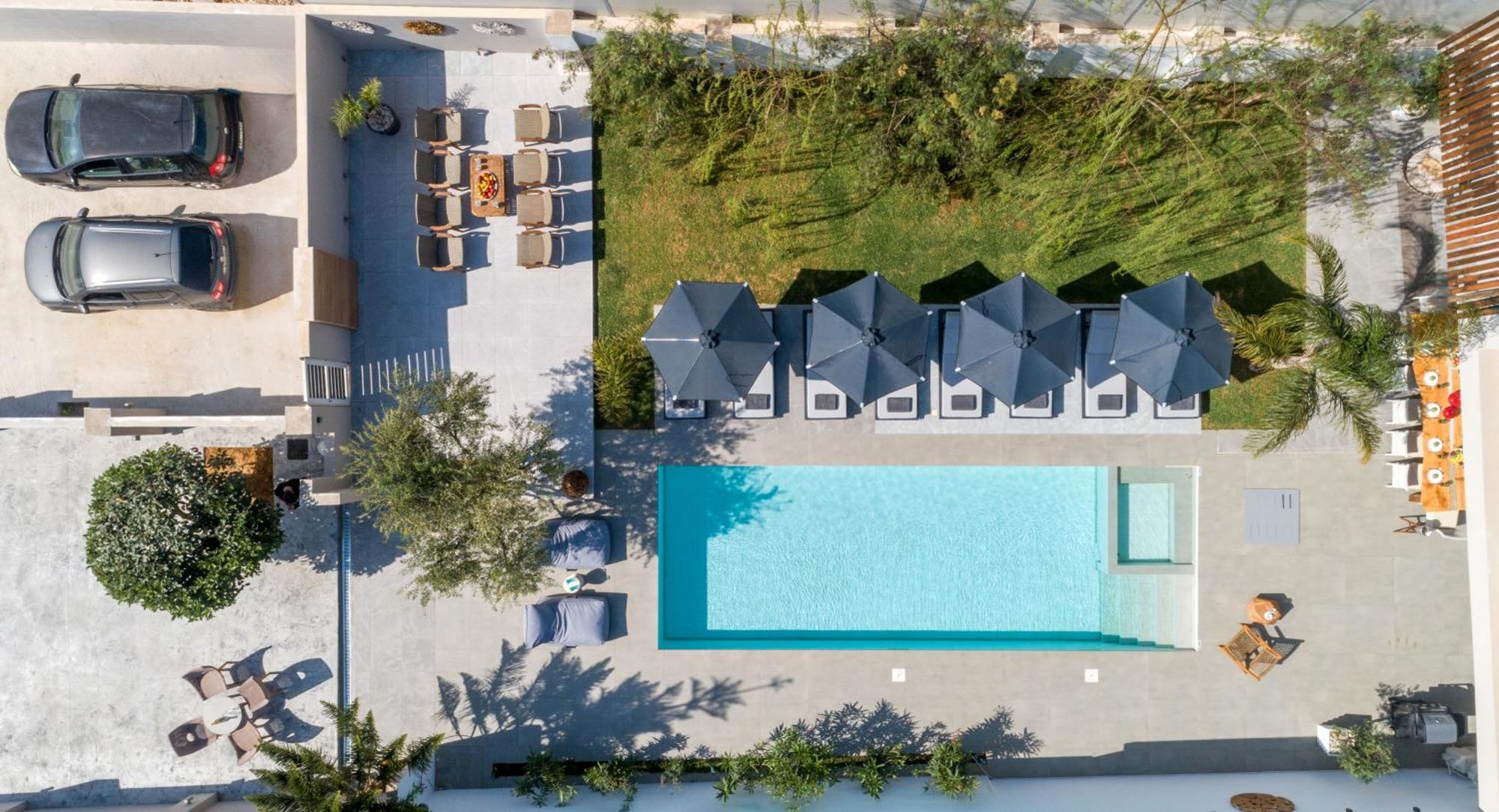 Hypnosis Beachside Villa With Private Heated Pool Georgioupoli Exterior foto